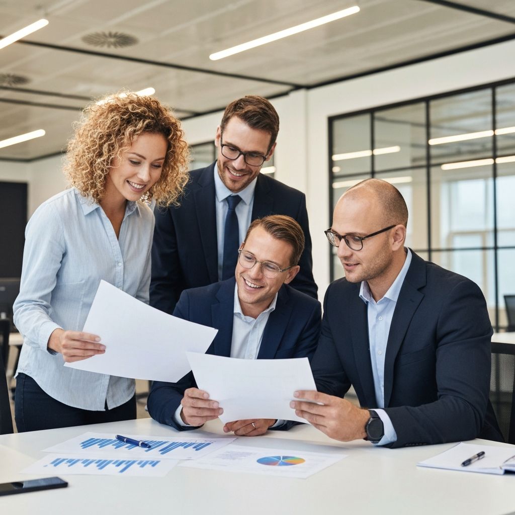 Equipe de consultores da Soluções.Gov trabalhando em conjunto